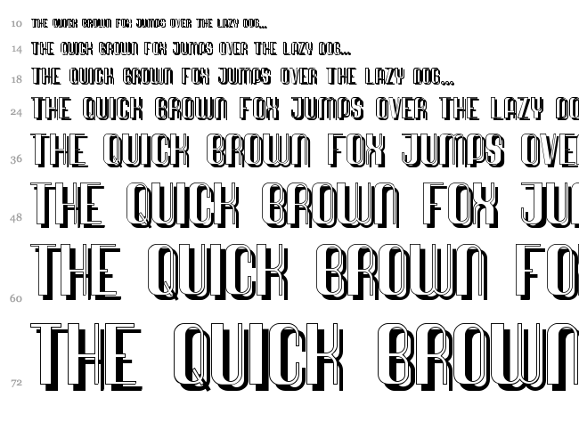 Quimbie font waterfall